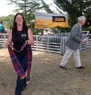 Penni with Mayor Winton Daly
